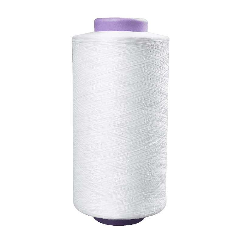 100% Polyester DTY Yarn 75D/72F CD raw white Sim S twist AA A B