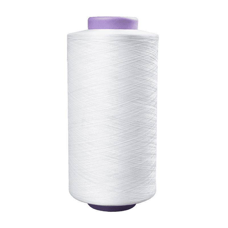 100% Polyester DTY Yarn 75D/72F CD raw white Sim S twist AA A B